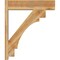 Ekena Millwork Merced Block Rough Sawn Outlooker, Western Red Cedar, 8"W x 32"D x 38"H OUT08X32X38MRC05RWR - alternate 2